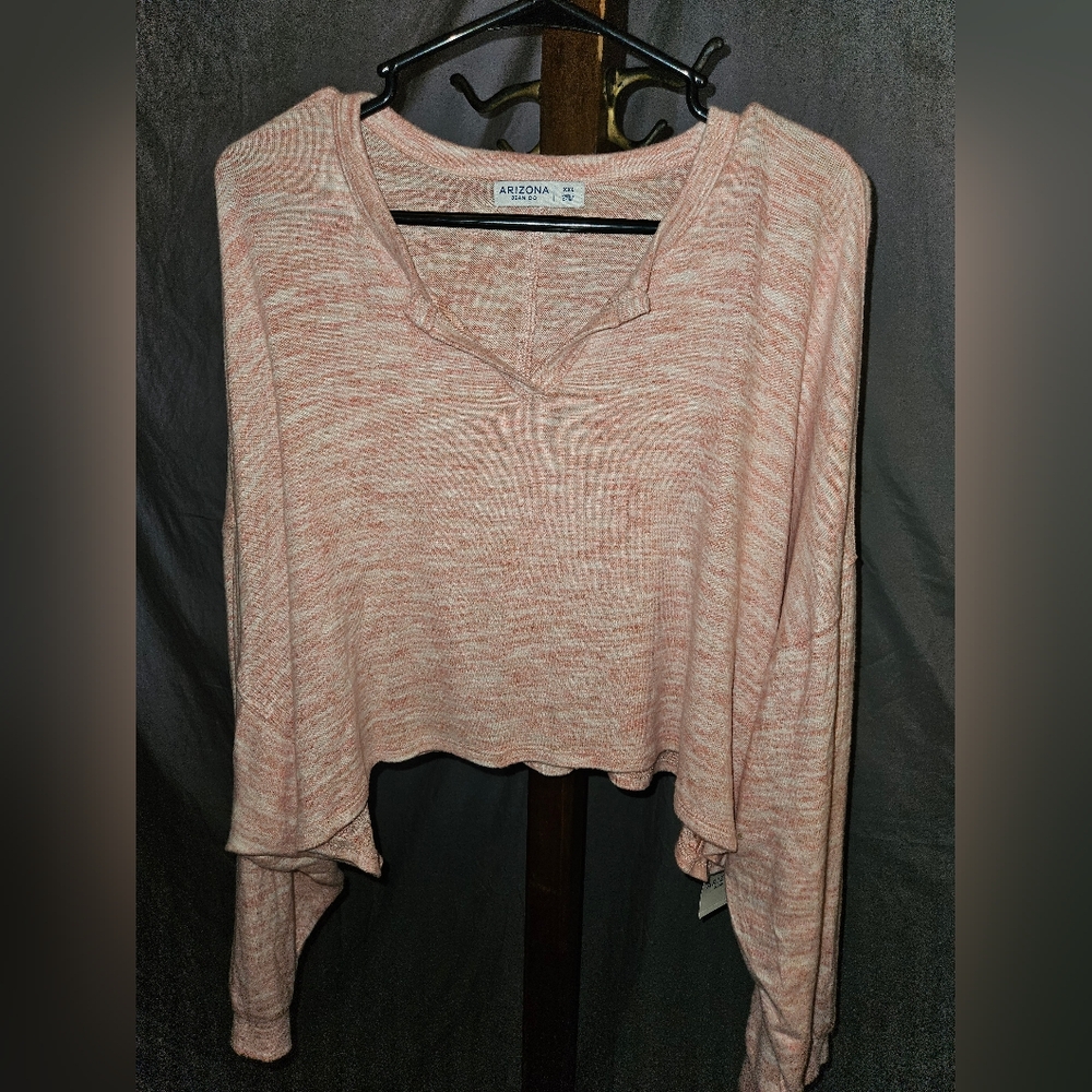 Arizona Pink Cropped Sweater